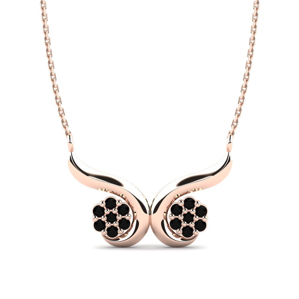 Black Sapphire Women's Necklace Aysuna