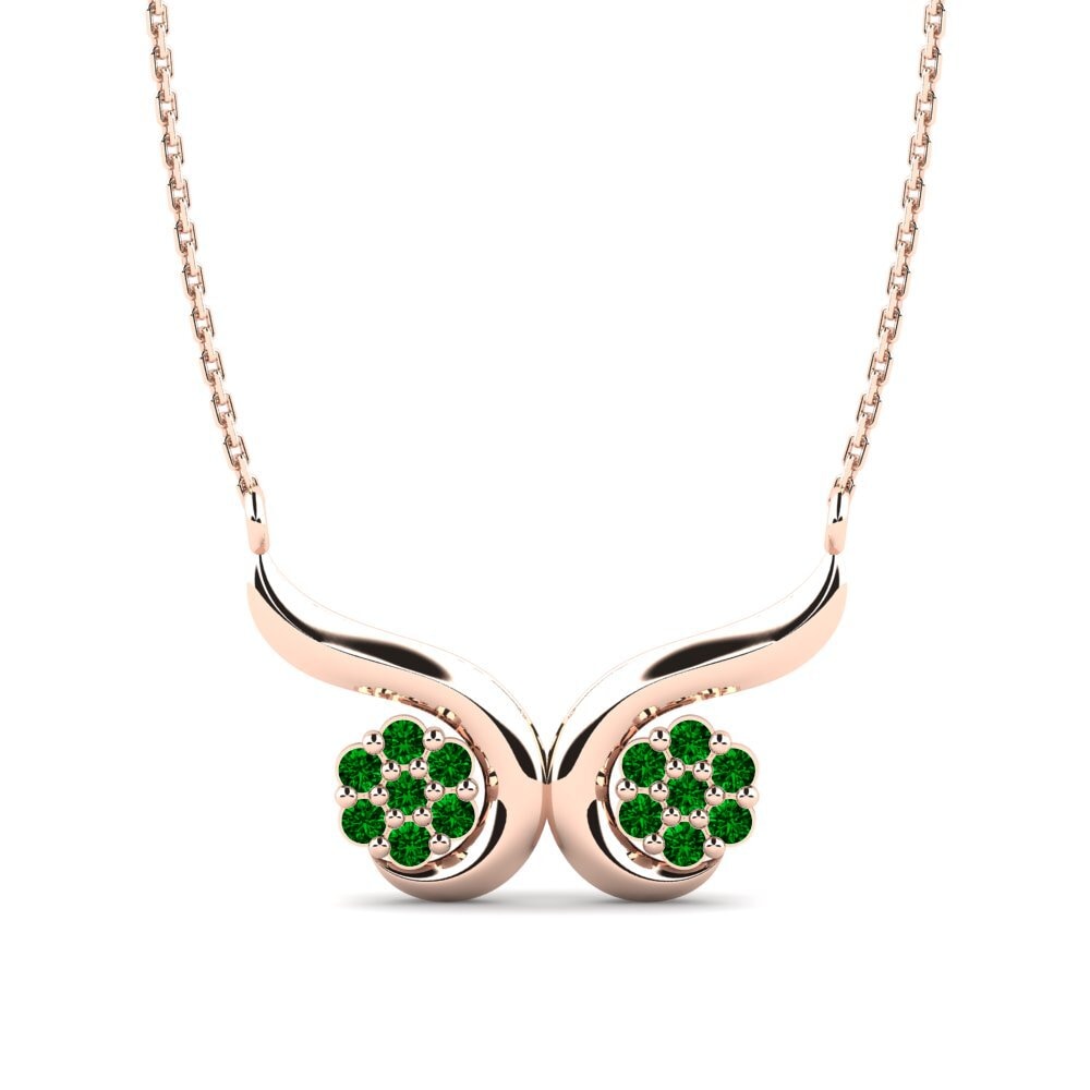 Green Zirconia Women's Necklace Aysuna