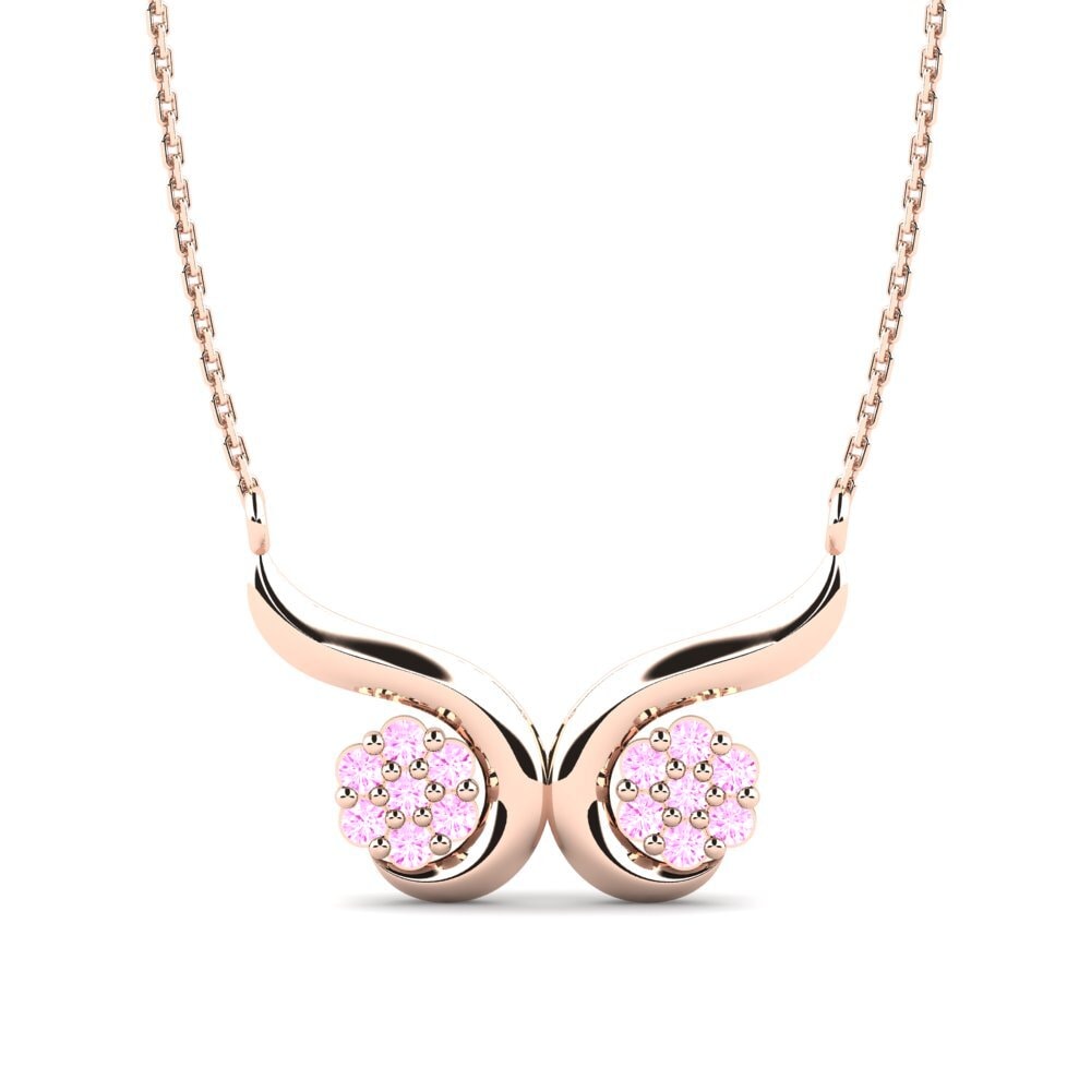 Pink Sapphire Women's Necklace Aysuna