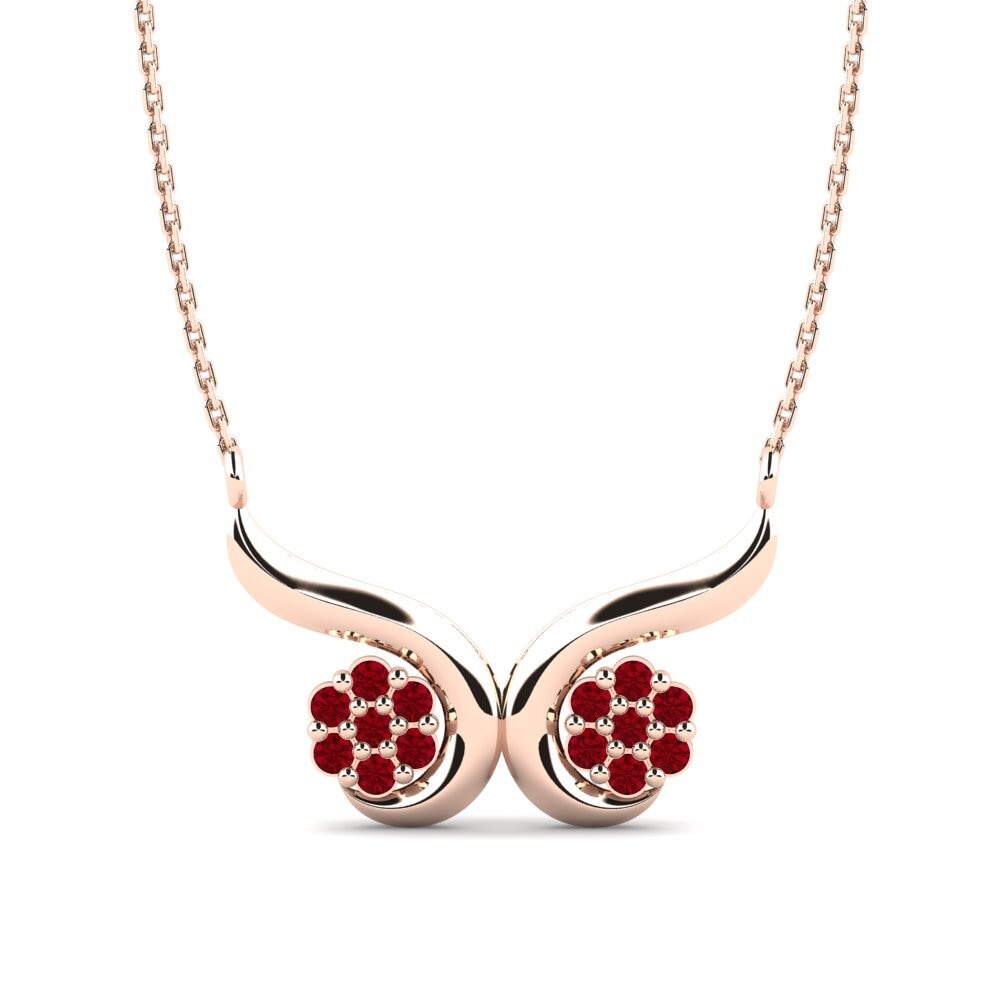Red Zirconia Women's Necklace Aysuna