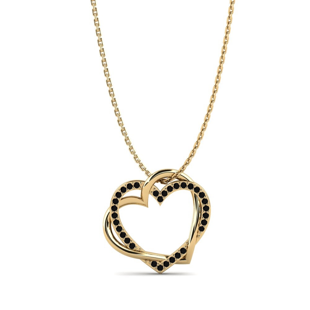 Black Sapphire Women's Pendant Azade