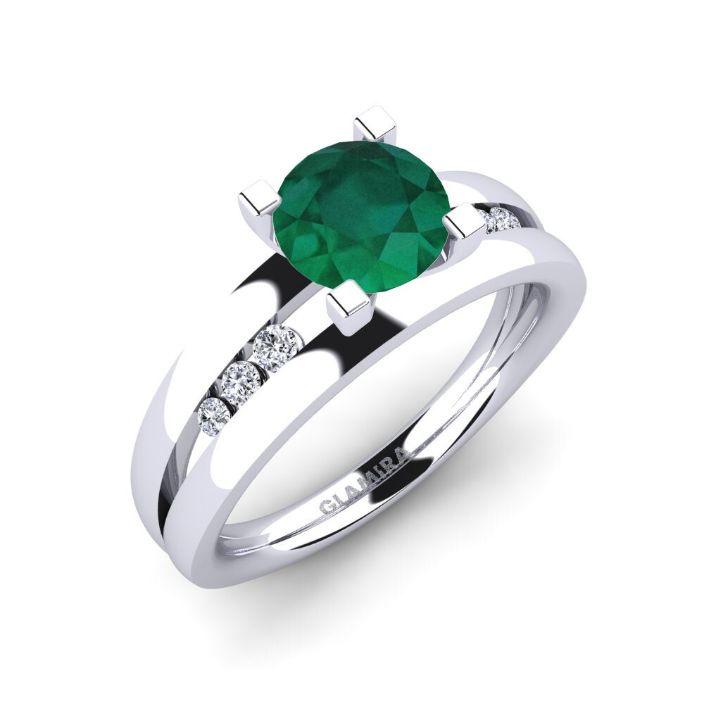 Esmeralda Anillo de compromiso Bayamine 1.0 crt