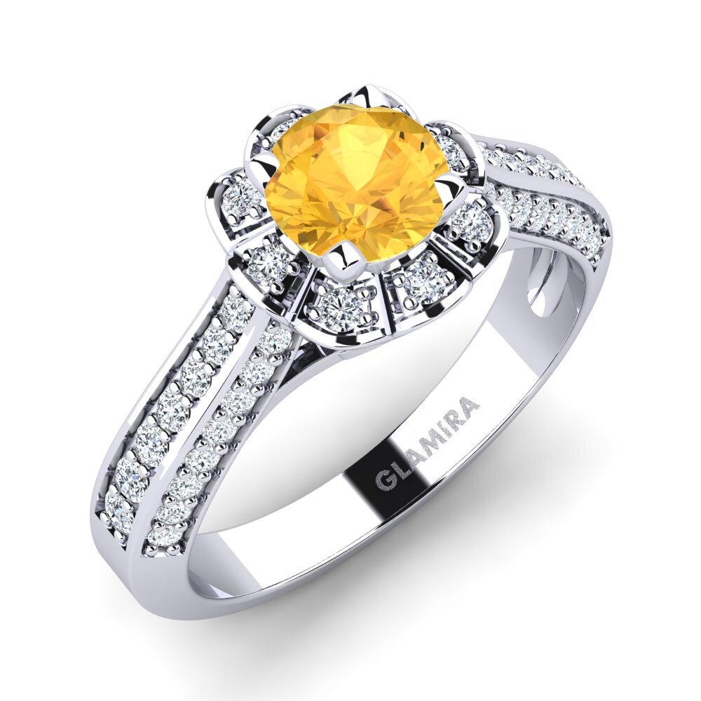 Citrine Engagement Ring Bella