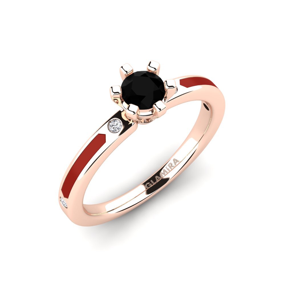 Black Sapphire Engagement Ring Beniamina