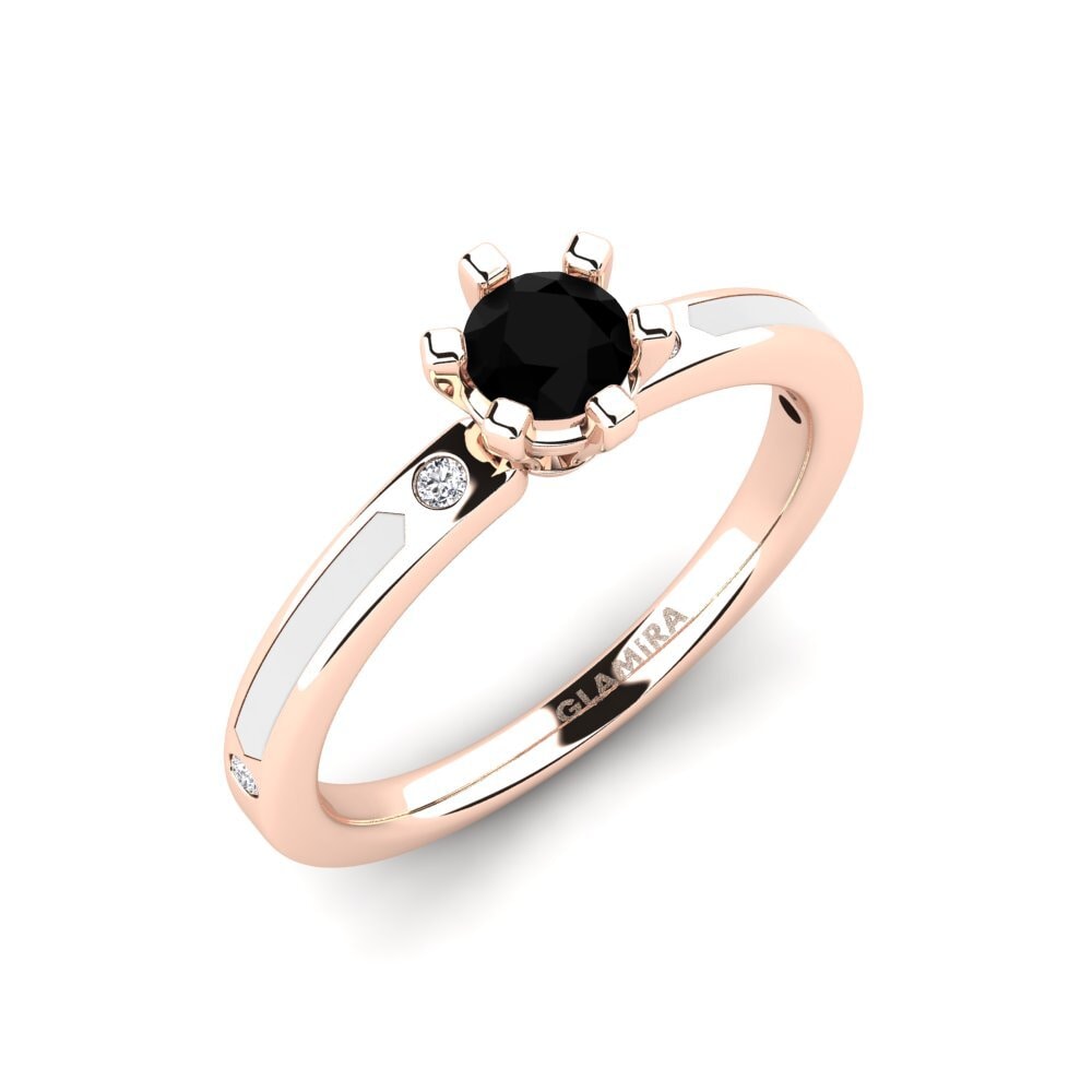 Black Sapphire Engagement Ring Beniamina