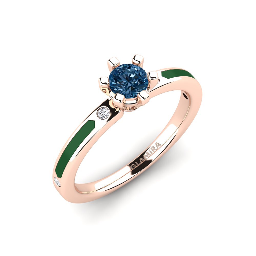 Blue Diamond Engagement Ring Beniamina