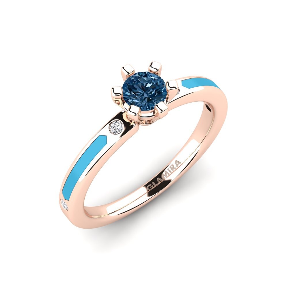 Blue Diamond Engagement Ring Beniamina