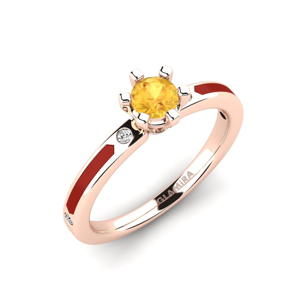 Citrine Engagement Ring Beniamina