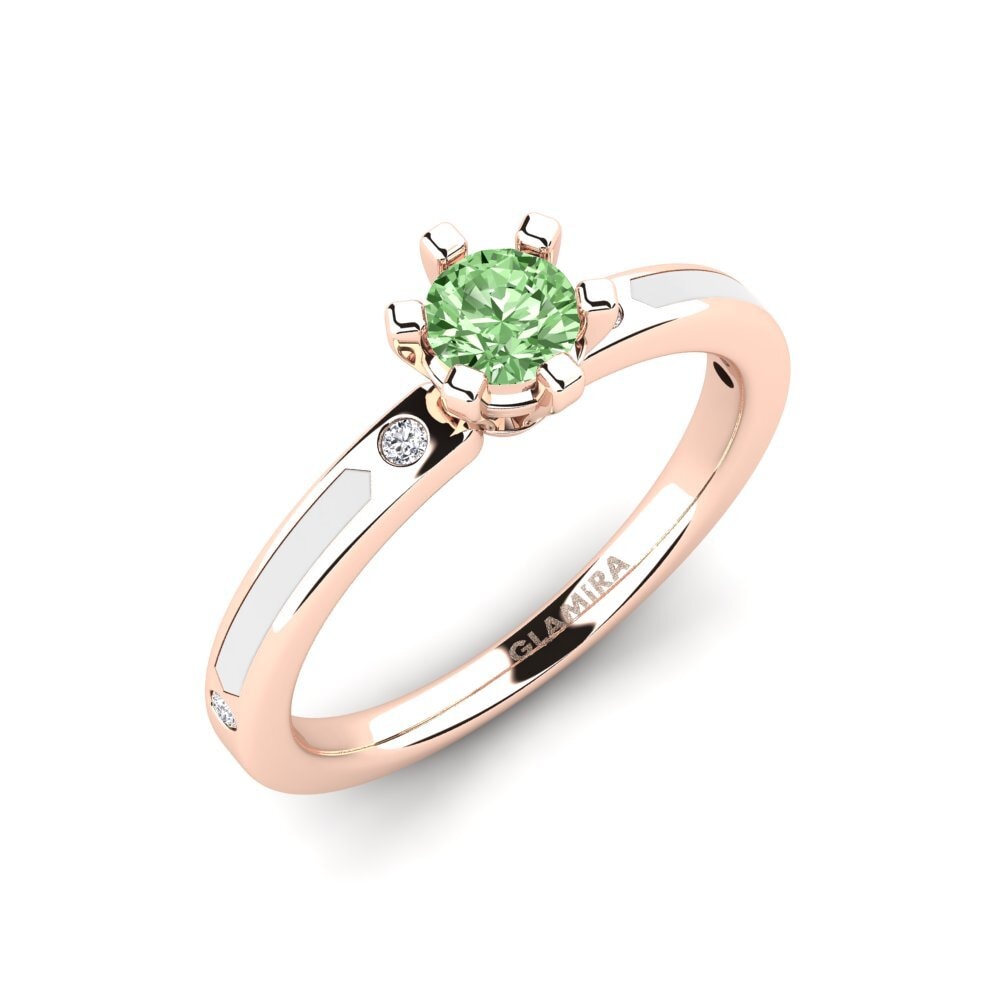 Diamante verde Anillo Beniamina