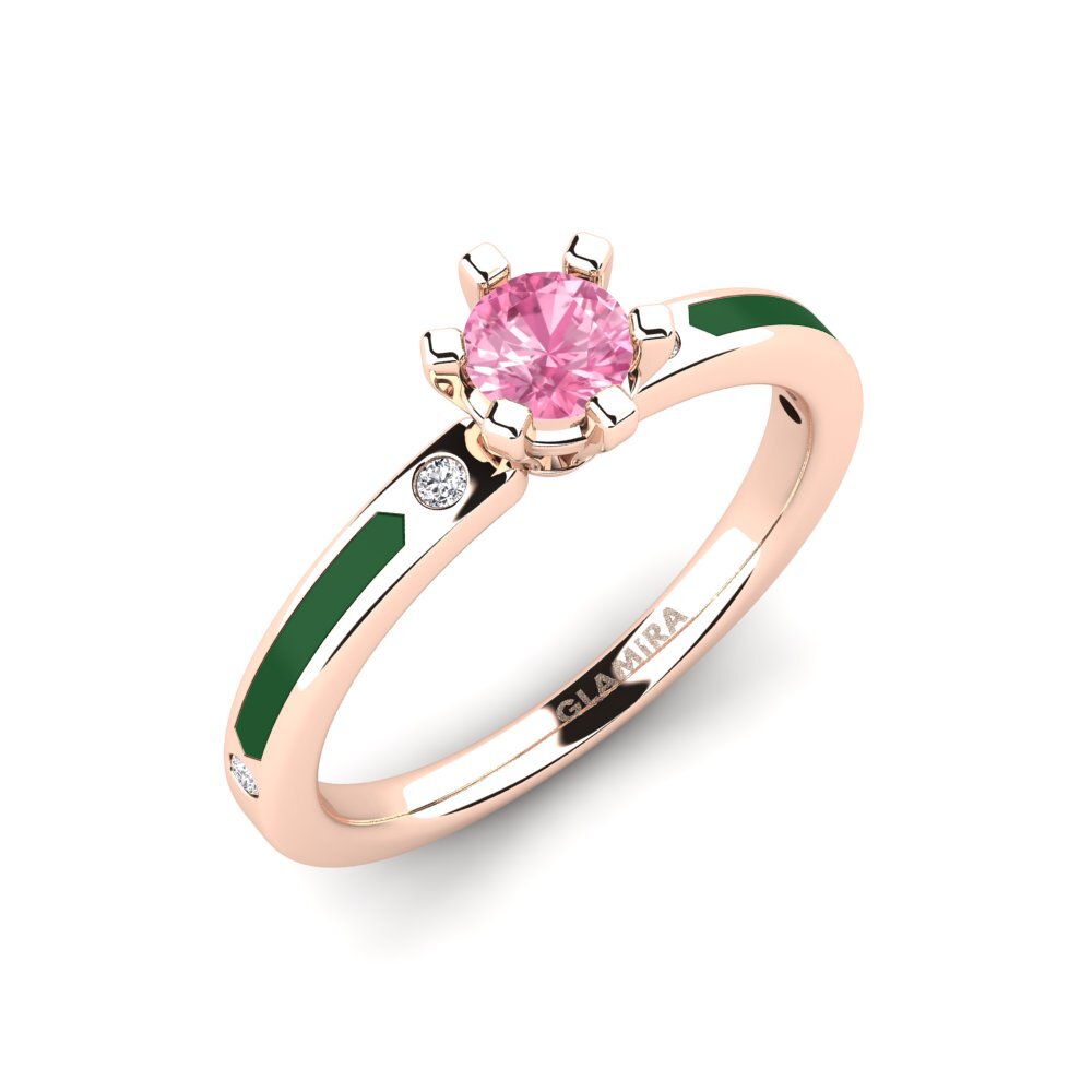 Pink Sapphire Engagement Ring Beniamina