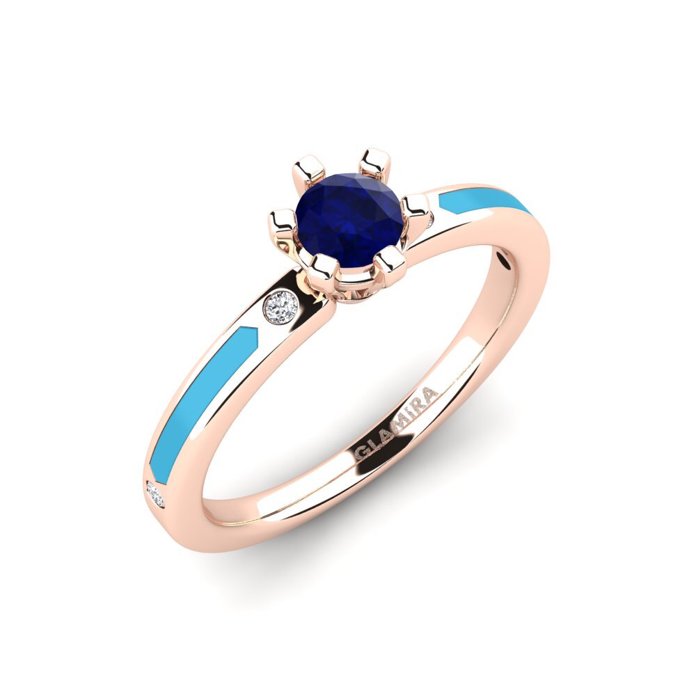 Đá Sapphire Nhẫn đính hôn Gaby