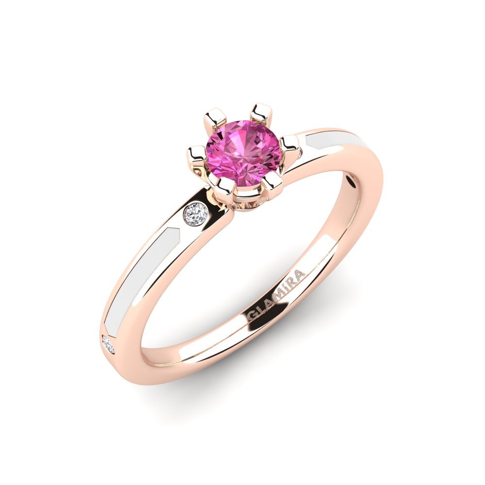 Pink Topaz Engagement Ring Beniamina