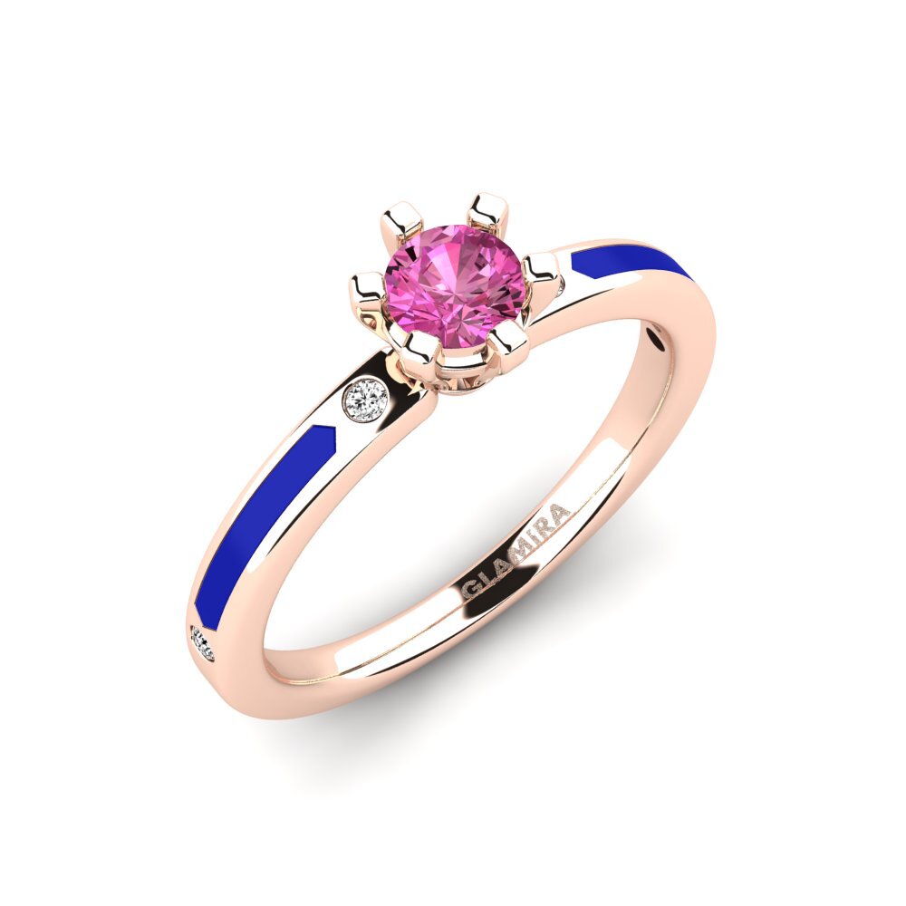 Topacio Rosa Anillo de compromiso Beniamina