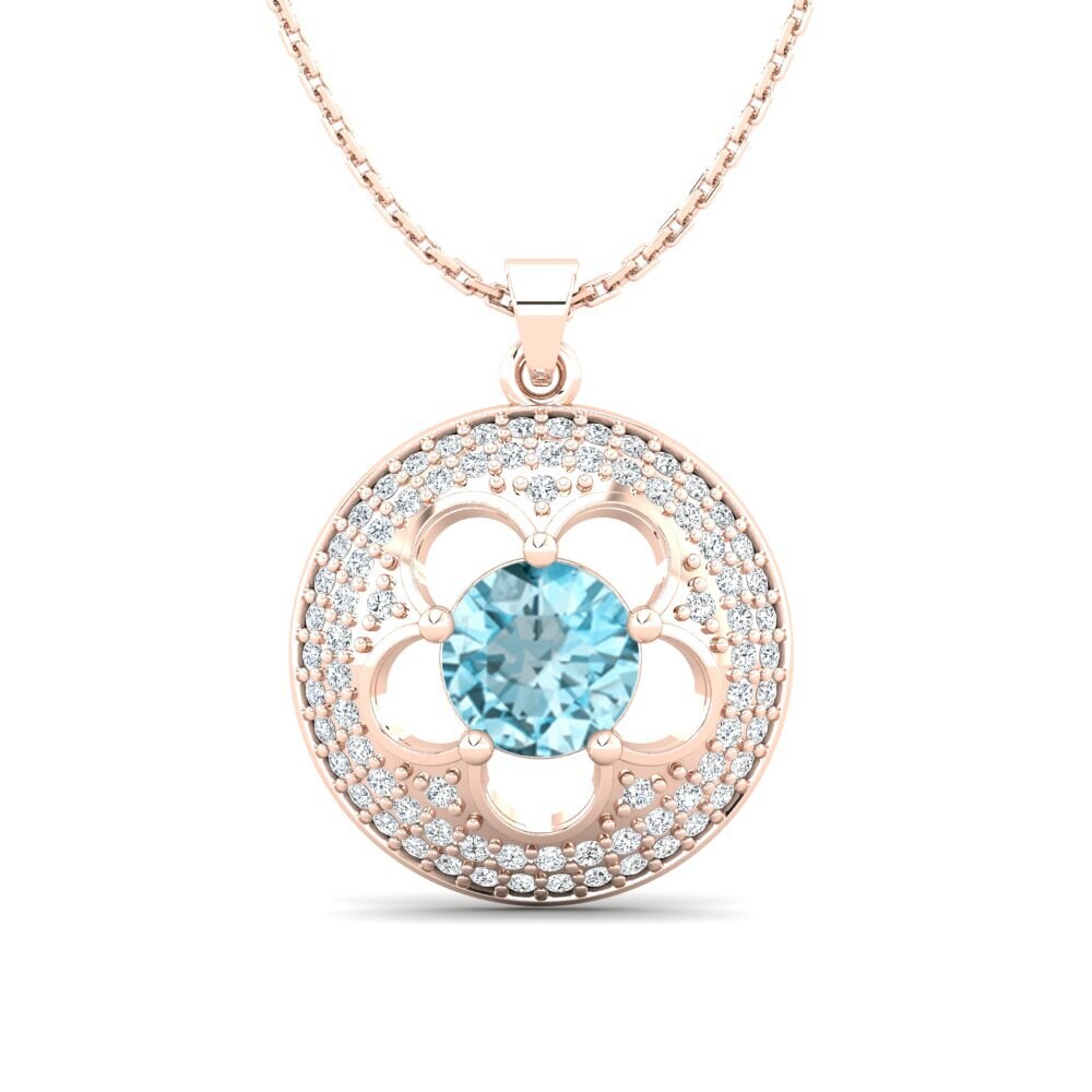 Blue Zircon Women's Pendant Bertina