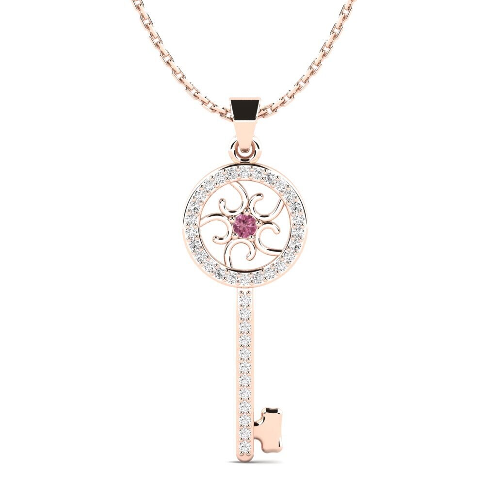 Rhodolite Garnet Women's Pendant Bihula