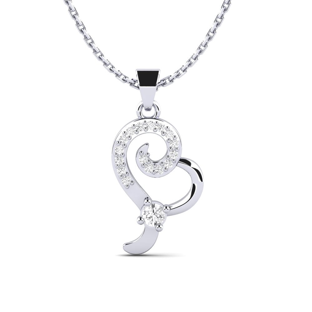 White sapphire Women's Pendant Borna