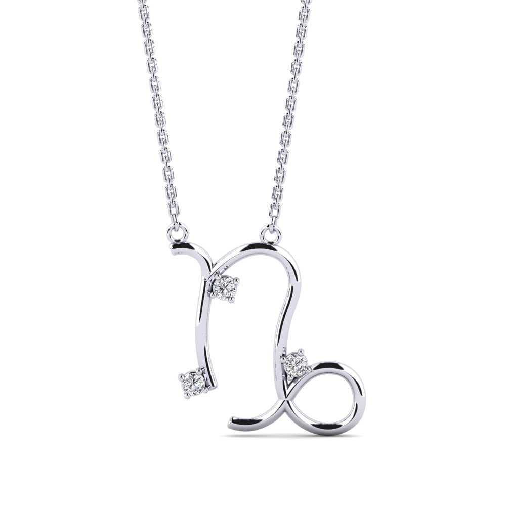 Lab Grown Diamond Women's Necklace Brandie - Capricorn