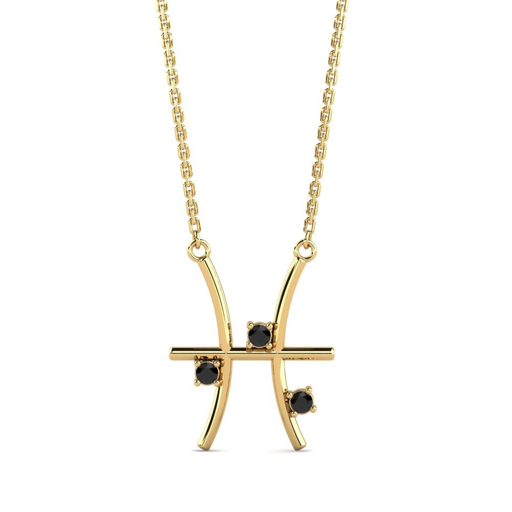 Ónix Negro Collar de Mujer Brandie - Pisces