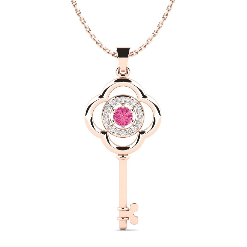 Pink Tourmaline Women's Pendant Braylinn