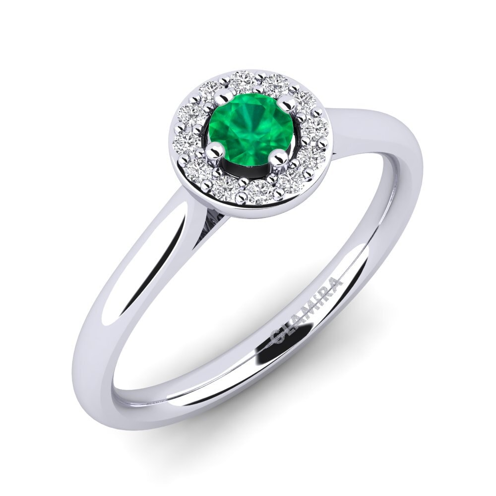 Emerald Engagement Ring Brianna