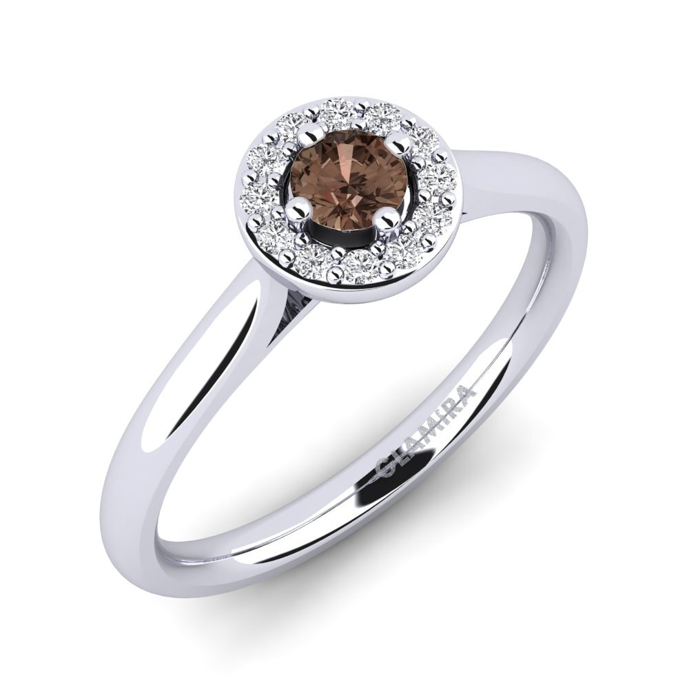 Smoky Quartz Engagement Ring Brianna