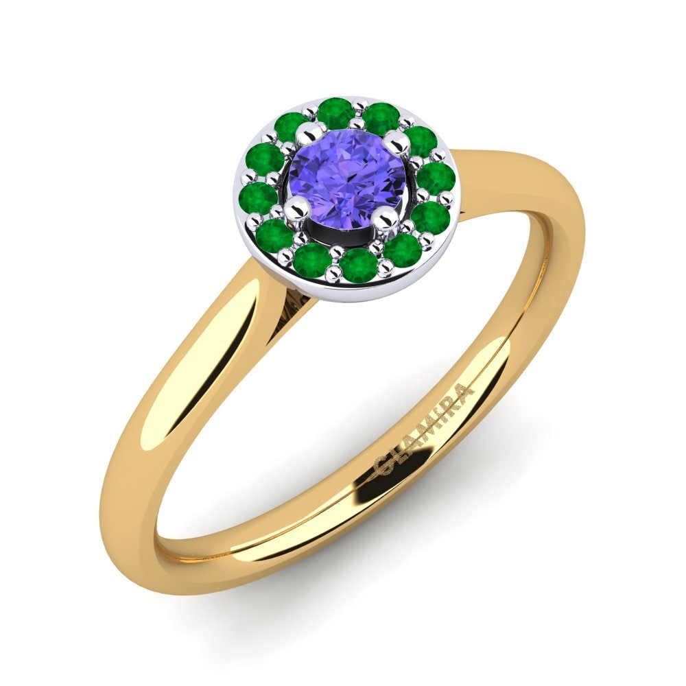 14ct Yellow & White Gold Engagement Ring Brianna