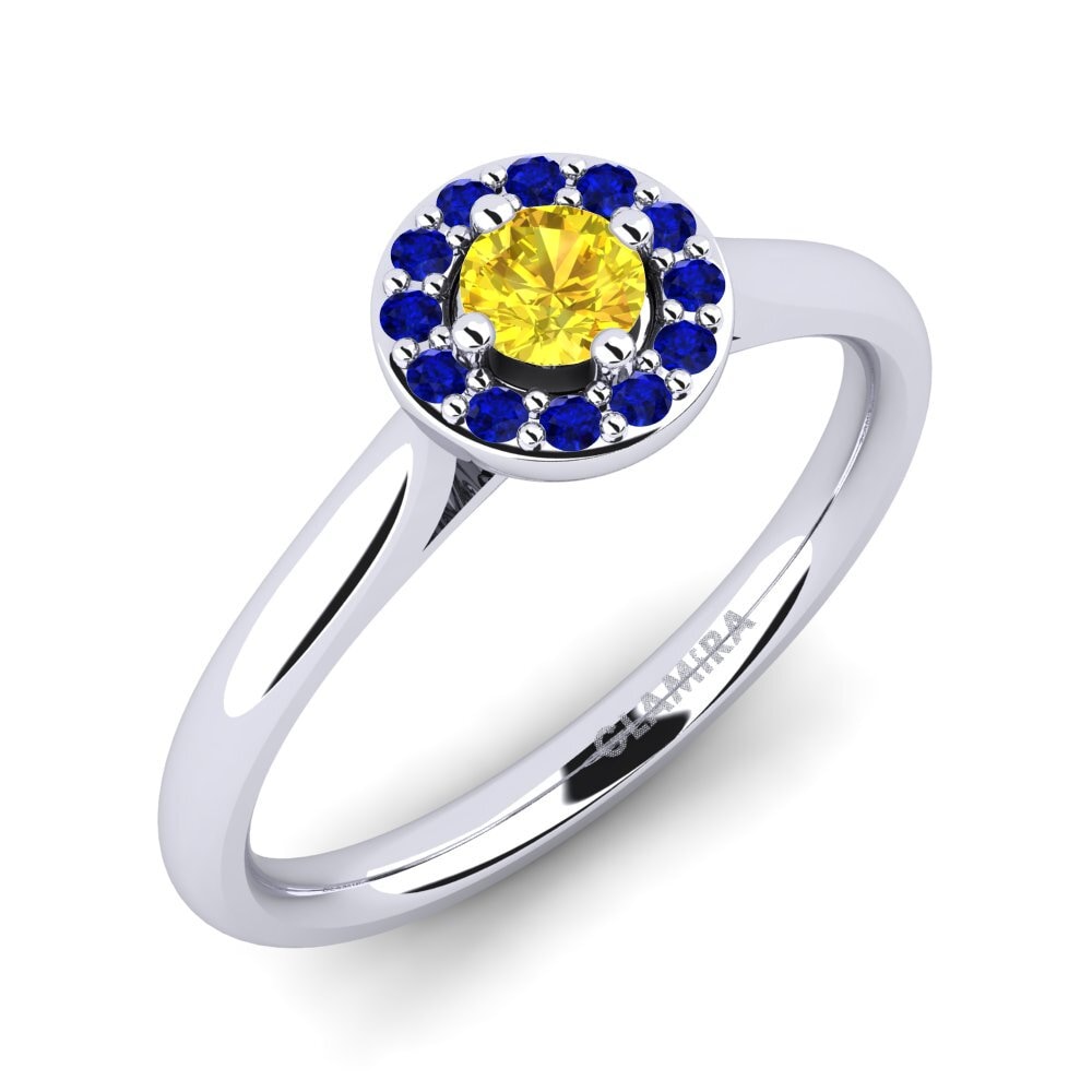 Yellow Sapphire Engagement Ring Brianna