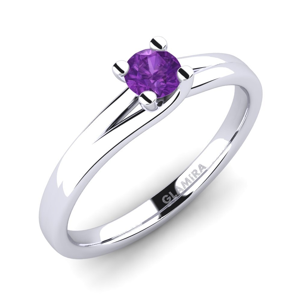 Amethyst Engagement Ring Bridal Heaven