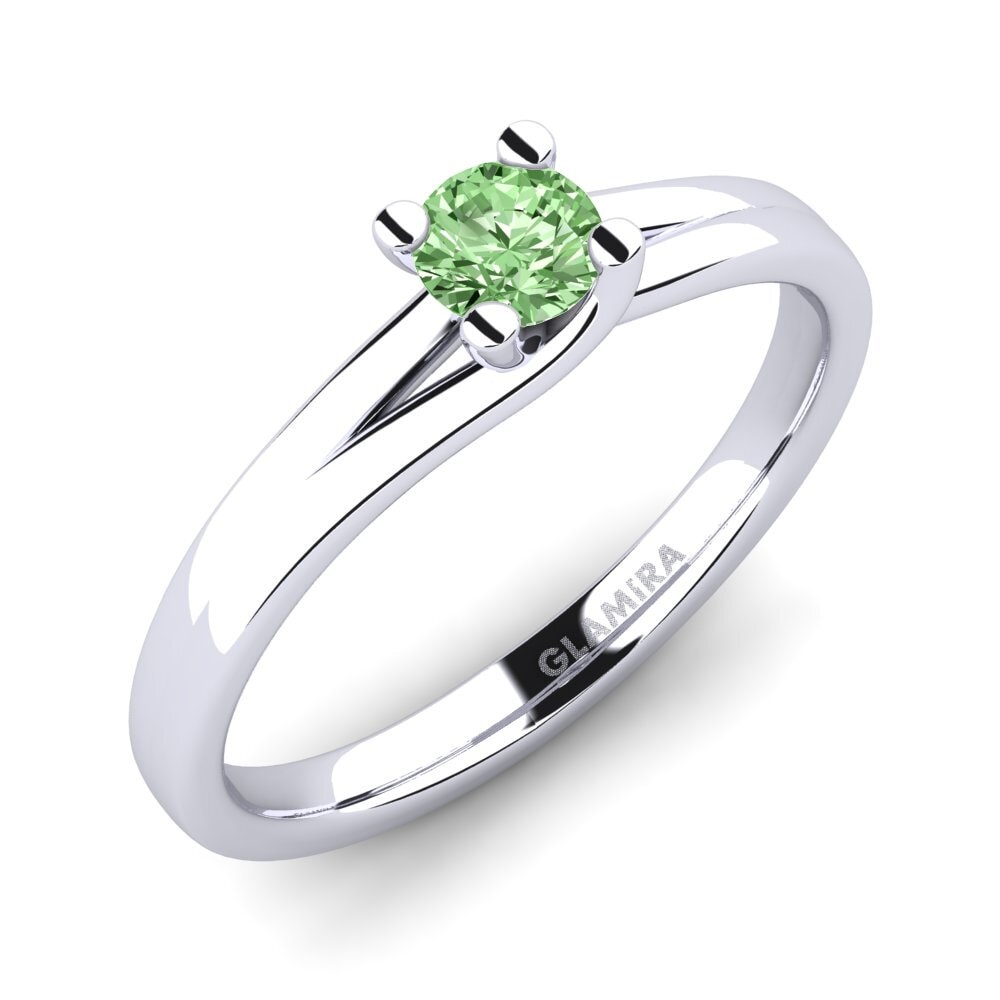 Green Diamond Engagement Ring Bridal Heaven