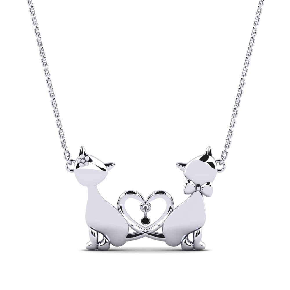 Black Sapphire Women's Necklace Brisha