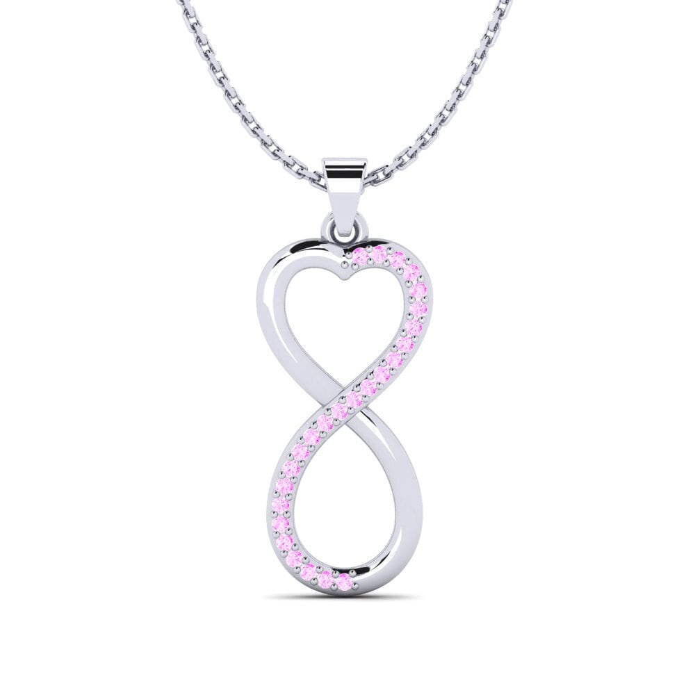 Zafiro Rosado Colgante de Mujer Briyley