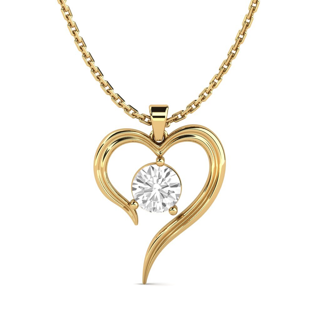 White sapphire Women's Pendant Buidhe