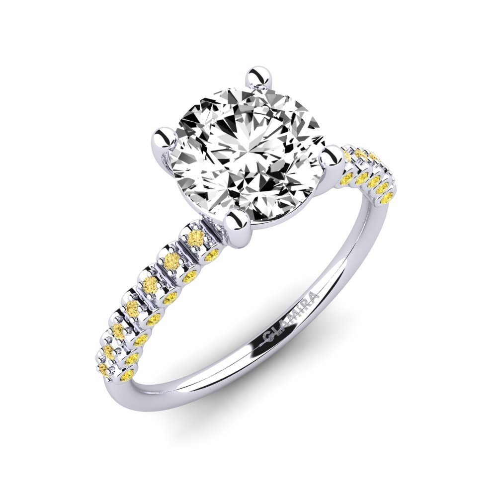 Moissanite Engagement Ring Cannoli 2.0 crt