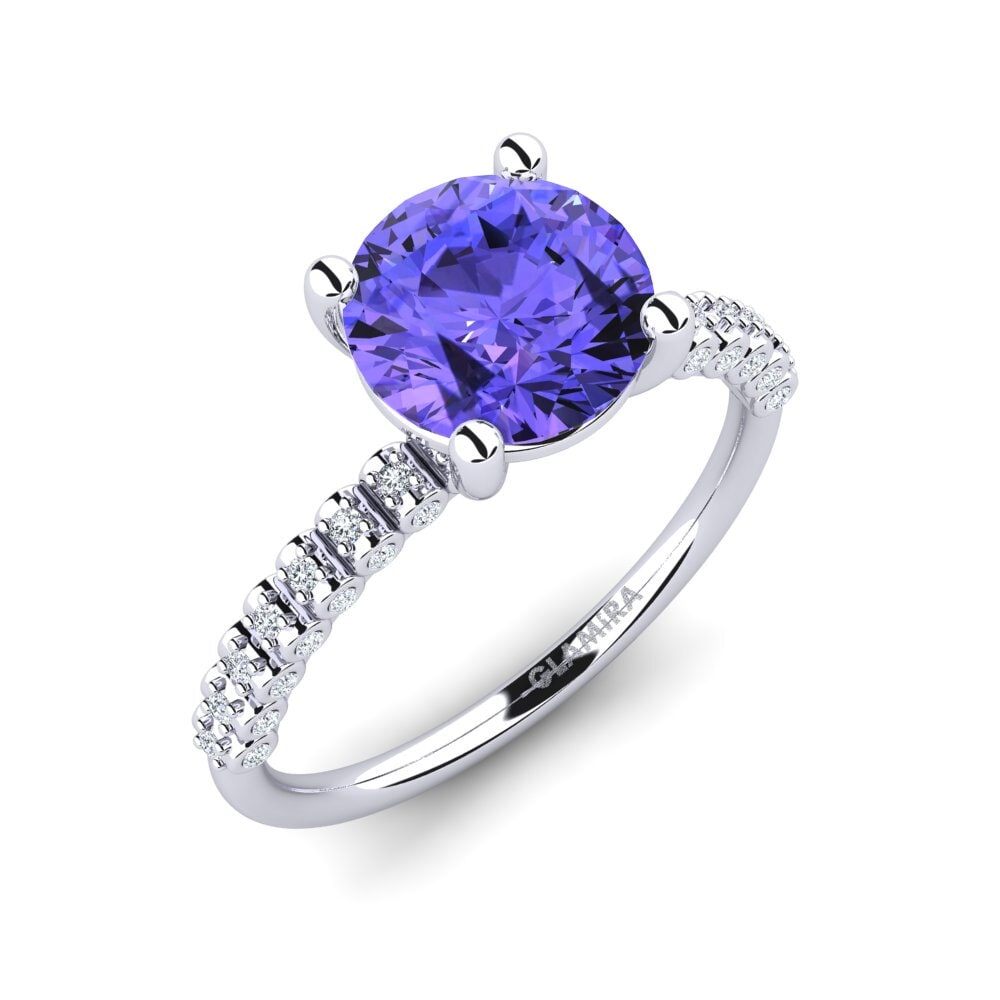 Tanzanite Engagement Ring Cannoli 2.0 crt