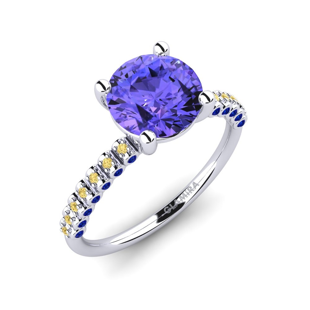 Tanzanite Engagement Ring Cannoli 2.0 crt