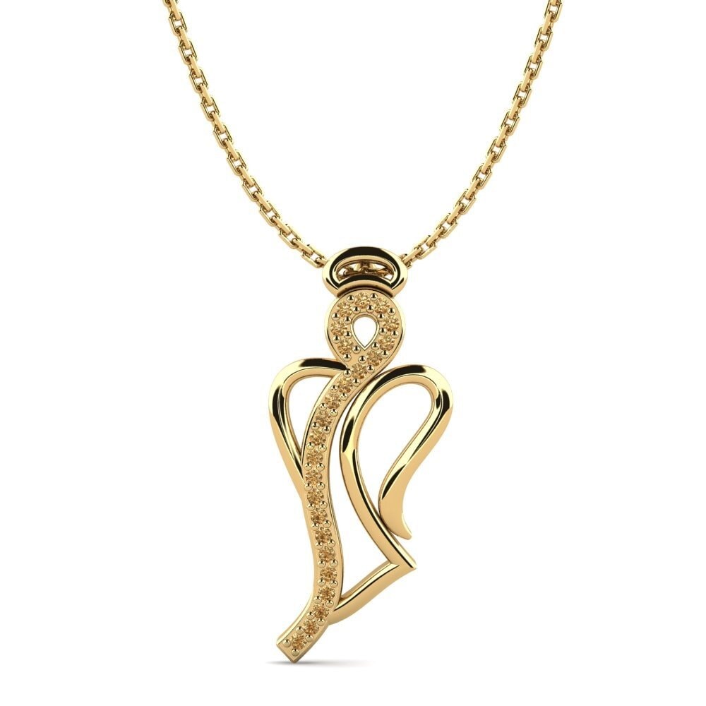 Brown Diamond Women's Pendant Cantella