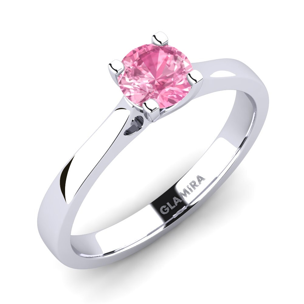 Roze Saffier Verlovingsring Céline 0.5 crt