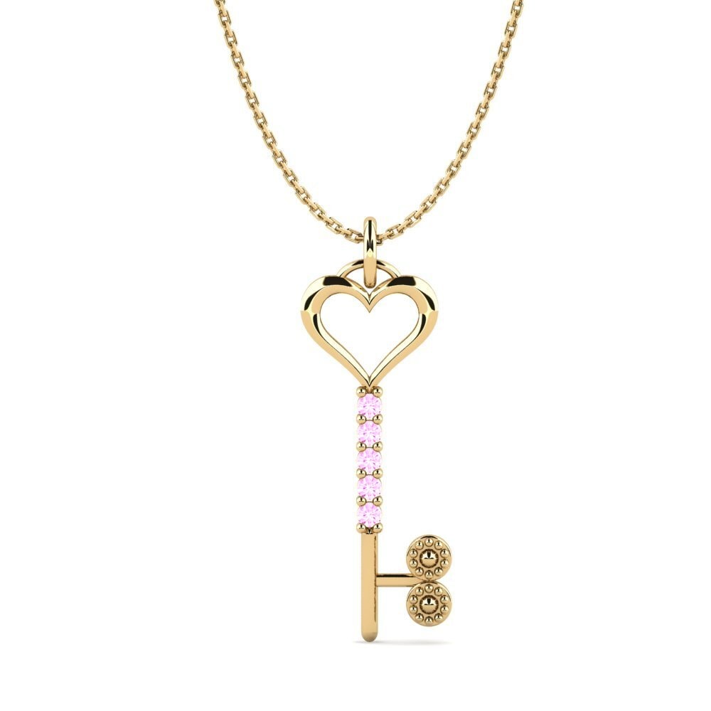 Pink Sapphire Women's Pendant Celise