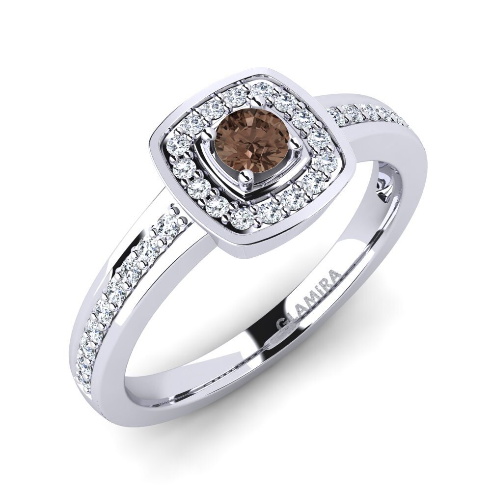 Smoky Quartz Engagement Ring Claire