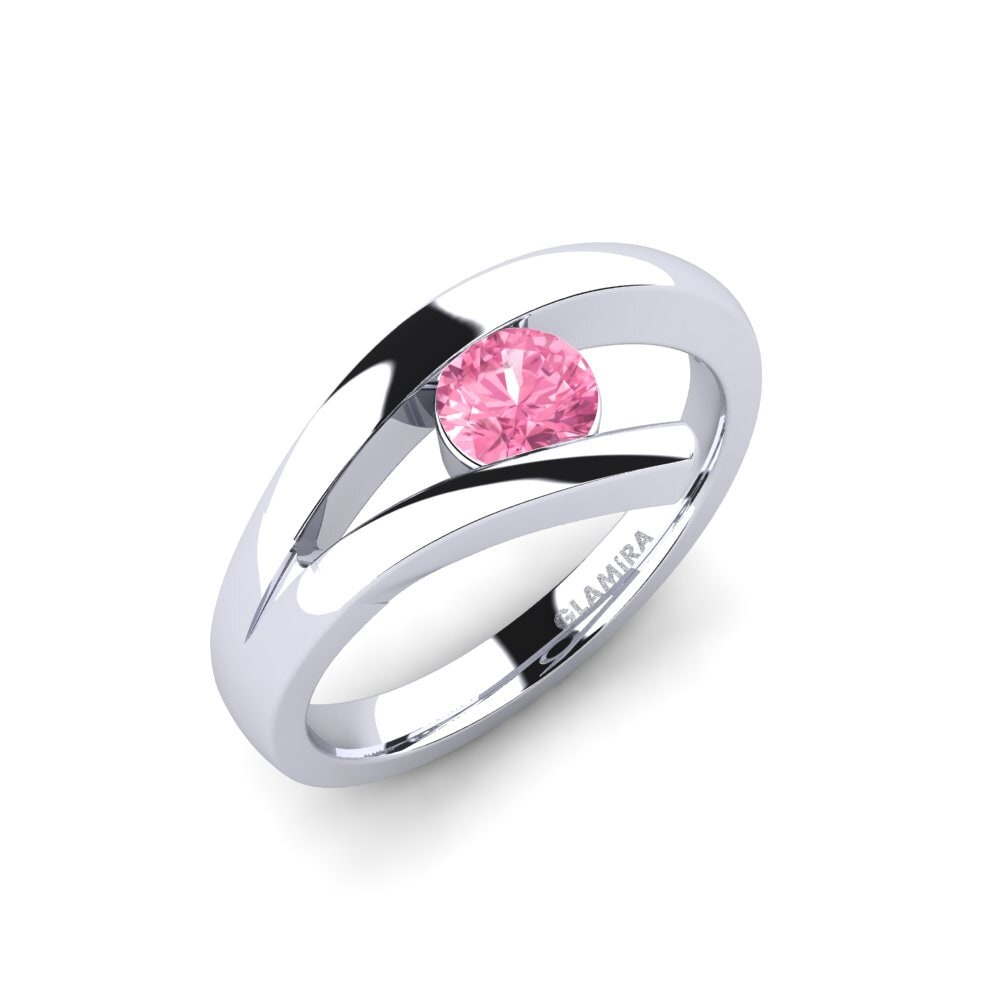Pink Sapphire Engagement Ring Clara 0.5 crt