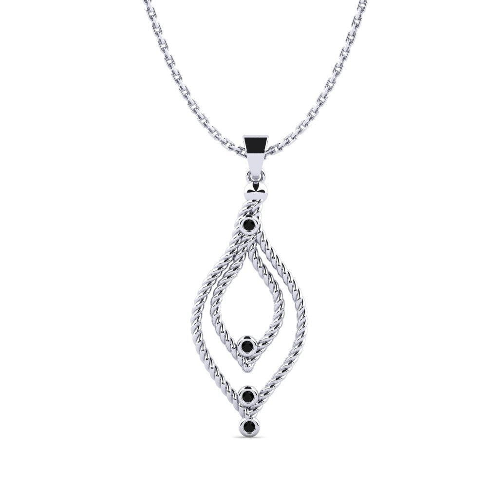 Black Sapphire Women's Pendant Cohenill