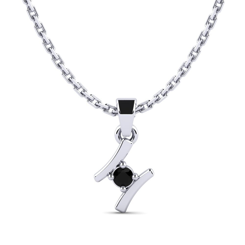 Ónix Negro Colgante de Mujer Criquet