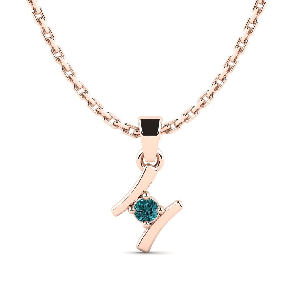 14k Oro Rosa Colgante de Mujer Criquet