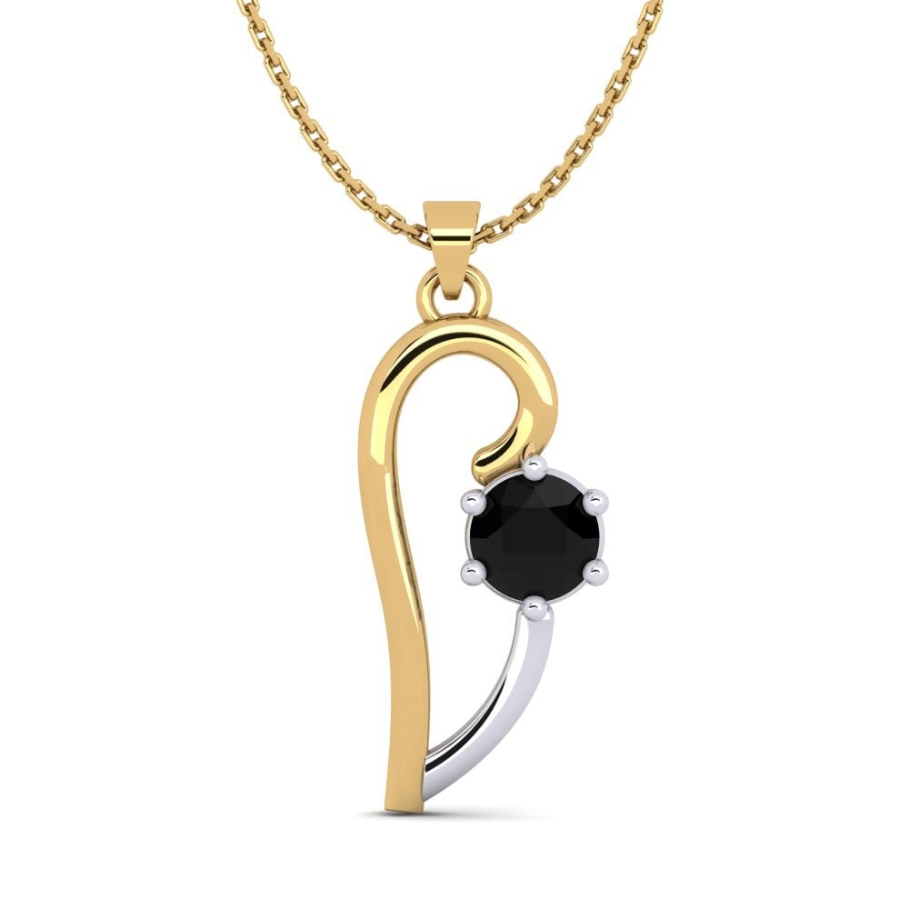 Zafiro negro Colgante de Mujer Dalianis