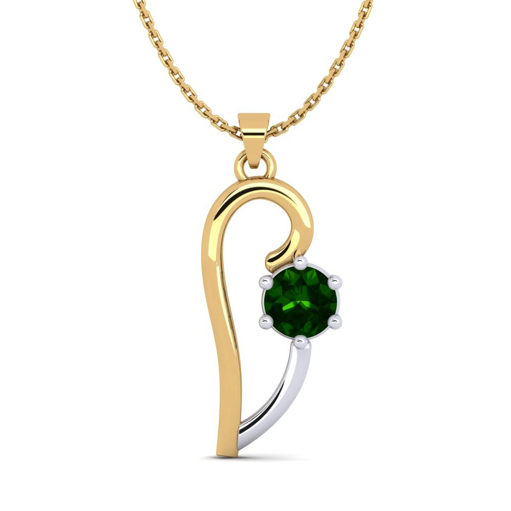 Green Tourmaline Women's Pendant Dalianis