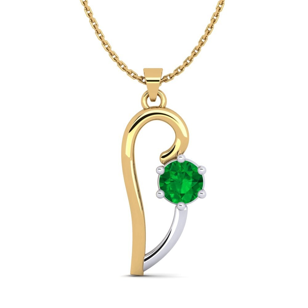 Emerald (Lab Created) Women's Pendant Dalianis