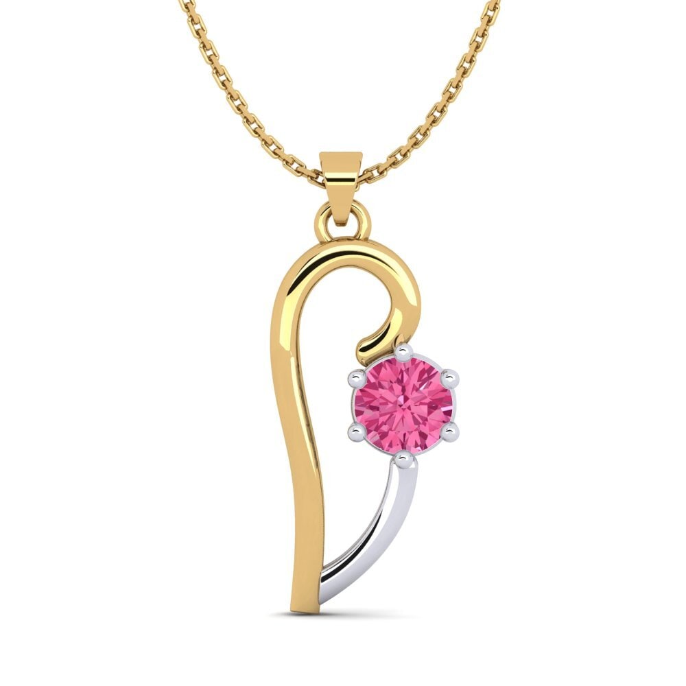 Turmalina rosa Colgante de Mujer Dalianis