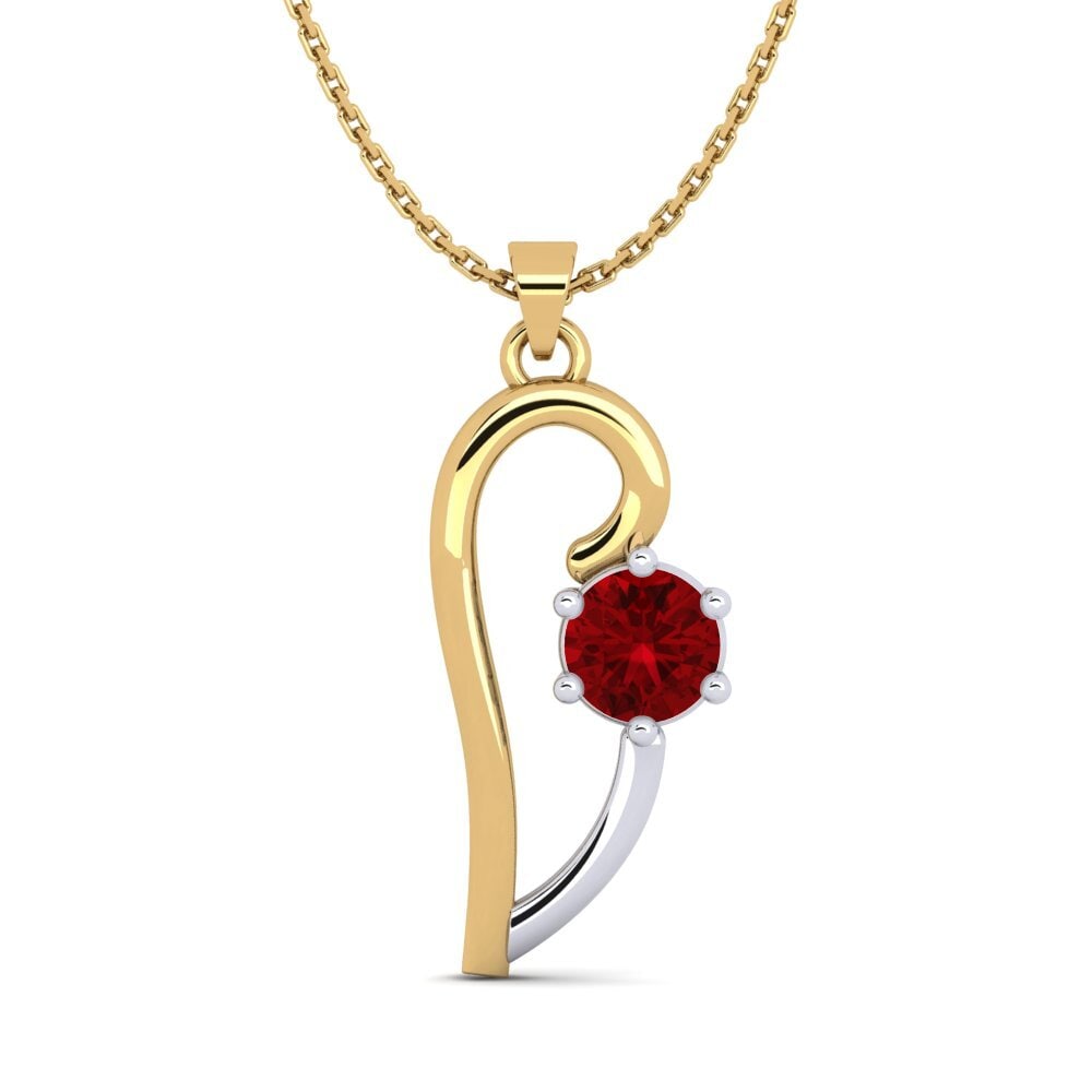 Red Zirconia Women's Pendant Dalianis