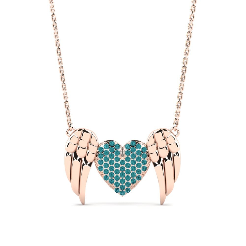 Blue Diamond Women's Necklace Deepak