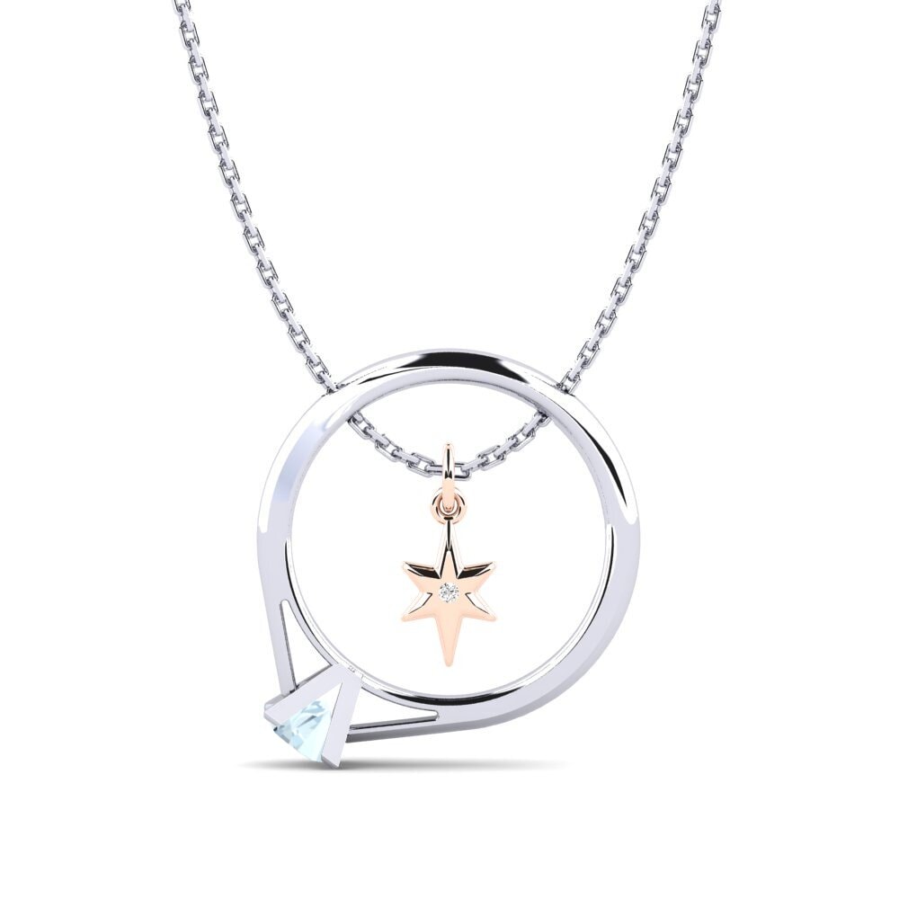 Aquamarine Women's Necklace Defoe